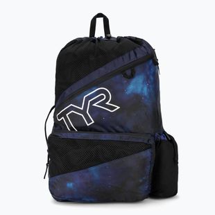 Schwimmbeutel TYR Elite Team Mesh 40 l blue/teal/green