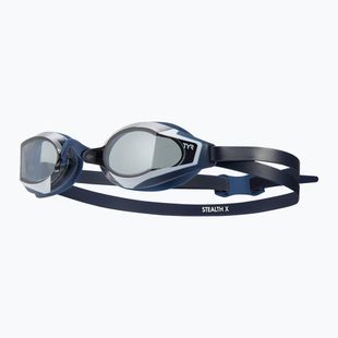 Schwimmbrille TYR Stealth-X Race smoke/navy/navy