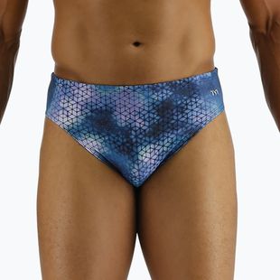TYR Starhex Racer Herren Badeslip blau ice