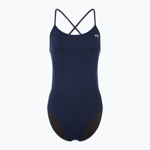Einteiliger Damen-Badeanzug TYR Solid Trinityfit Durafast Elite navy