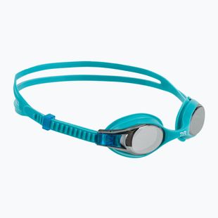 TYR Kinderschwimmbrille Swimple Metallized silber / blau