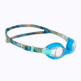 TYR Kinderschwimmbrille Swimple Printed teal/orange