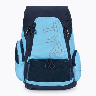 Schwimm Rucksack TYR Alliance Team 45 l light blue/navy