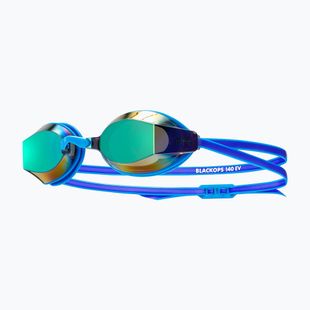 Damen-Schwimmbrille TYR Blackops 140 Ev Racing verspiegelt royal/blau