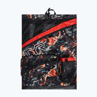 TYR Elite Team Mesh 40 l Schwimmtasche orange / aqua / schwarz