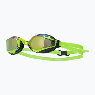 TYR Stealth-X Performance Verspiegelte Schwimmbrille in Limette