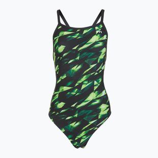 Damen Einteiliger Schwimmanzug TYR Durafast Elite Triadic Diamondfit green