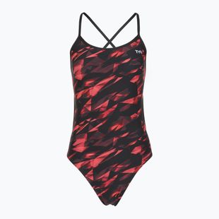 Einteiliger Damen-Badeanzug TYR Durafast Elite Triadic Trinityfit red