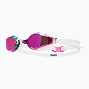 Schwimmbrille TYR Stealth-X Performance Mirrored pink/white