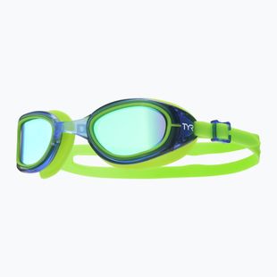 Schwimmbrille TYR Special Ops 2.0 Mirrored light green/navy