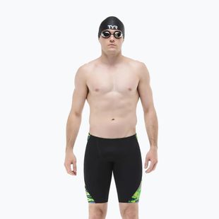 Herren-Schwimmjammer TYR Splice Flux Jammer lime/multi