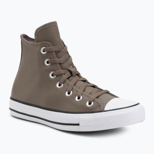Sneaker Converse Chuck Taylor All Star Faux Leather Hi classic taupe/dark matter