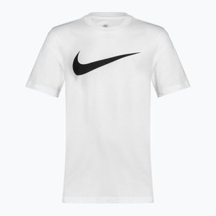 Herren Nike Sportswear Swoosh weiß/schwarzes T-shirt
