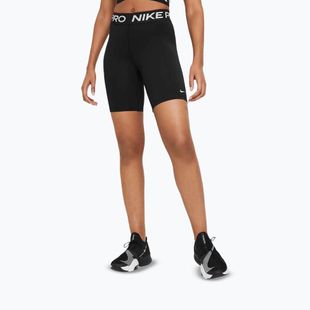 Damen Trainingsshorts Nike Pro 365 8" schwarz/weiß