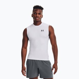 Under Armour Herren Training Longsleeve Ua HG Armour Comp LS weiß/schwarz