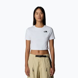 Frauen-T-Shirt The North Face Essential Cropped Slim Tee tnf weiß