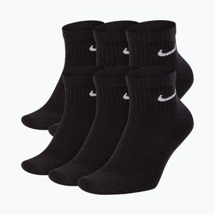 Nike Everyday Cushioned 6 Paar schwarz/weiße Socken