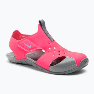 Nike Sunray Protect 2 Kinder Sandalen Hyper Pink/Rauchgrau/Fuchsia Glow