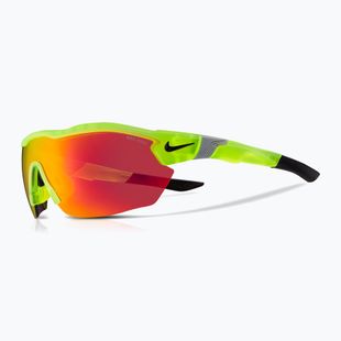 Sonnenbrille Herren Nike Show X3 Elite L matte volt/road red mirror