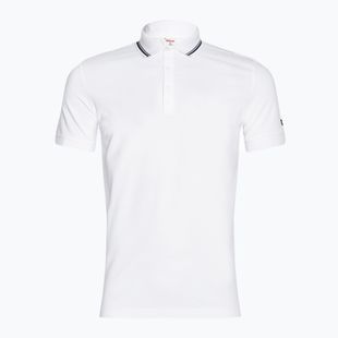 Herren Wilson Team Pique Poloshirt hellweiß