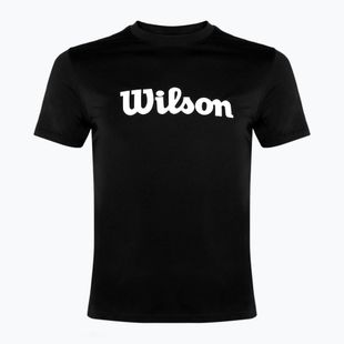 Tennis-Shirt Herren Wilson Team Graphic black script