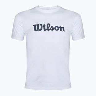 Tennis-Shirt Herren Wilson Team Graphic bright white script