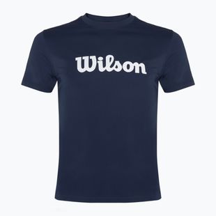 Tennis-Shirt Herren Wilson Team Graphic classic navy script