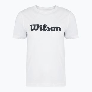 Tennis-Shirt Damen Wilson Team Graphic Script W bright white script