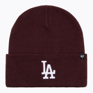 Wintermütze 47 Brand MLB Los Angeles Dodgers Haymaker dark maroon