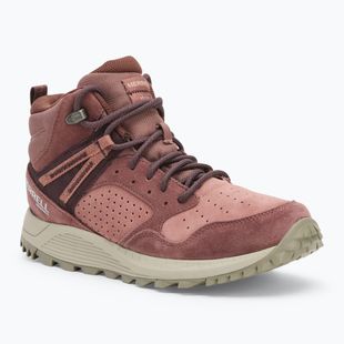 Wanderschuhe Damen Merrell Wildwood Mid Ltr Wp marron/burlwood