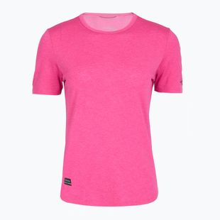 Damen Laufshirt Saucony Stopwatch SS fuchsia heather