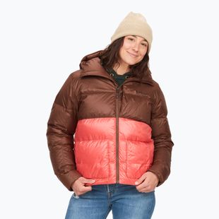 Marmot Guides Down Hoody Damenjacke Pinecone/Grapefruit