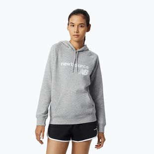 Damen-Hoodie New Balance Core Fleece Hoodie grey