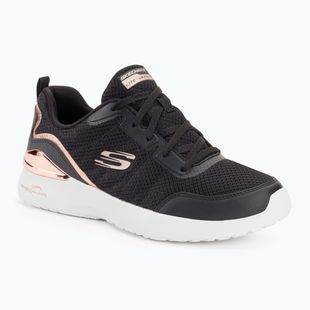 Damen Trainingsschuhe SKECHERS Skech-Air Dynamight The Halcyon schwarz/rosa gold
