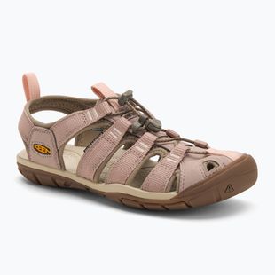 KEEN Clearwater CNX Damen Sandalen timberwolf/fawn
