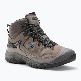 Trekking Wander Schuhe Herren KEEN Targhee IV Mid WP steel grey/coronet blue