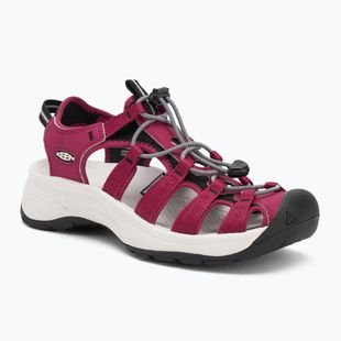 KEEN Astoria West Damen Sandalen beaujolais/star weiß