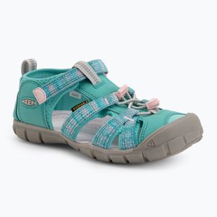 Junior-Sandalen KEEN Seacamp II CNX bright aqua/giggle pink