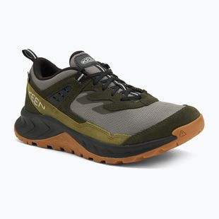 Herren-Wanderschuhe KEEN Hightrail Waterproof Steel grey/forest night