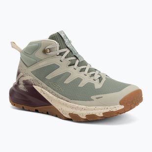 Damen-Trekkingschuhe KEEN Targhee Apex Mid Wp lilly pad/fig