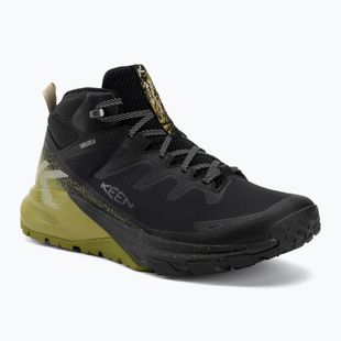 Herren-Trekkingstiefel KEEN Targhee Apex Mid Wp black/golden cypress