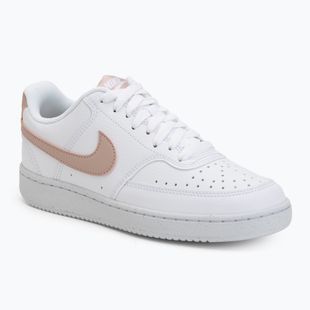 Schuhe Damen Nike Court Vision Low Next Nature white/pink oxford