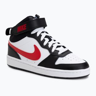 Kinder Sneaker Nike Court Borough Mid 2 white/white/black/university red