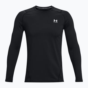 Herren-Trainingslangarmshirt Under Armour CG Armour Fitted Crew black/white