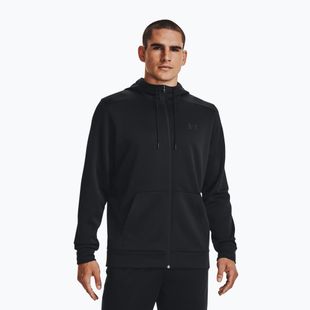 Herren-Hoodie Under Armour Fleece FZ Hoodie black/black