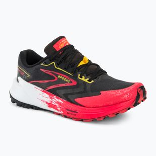 Brooks Catamount 3 Damen Laufschuhe schwarz/diva pink/lemon chrome