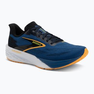 Laufschuhe Herren Brooks Launch 11 black/navy peony/orange