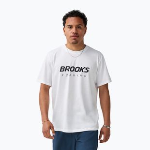Brooks Graphic white/black Herren Laufshirt
