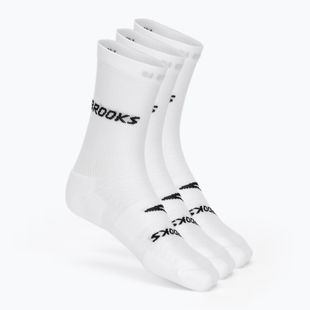 Laufsocken Brooks Run-In Crew 3-Pack white