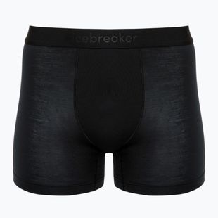 Herren Thermo-Boxershorts icebreaker Merino 125 Cool-Lite Anatomica schwarz